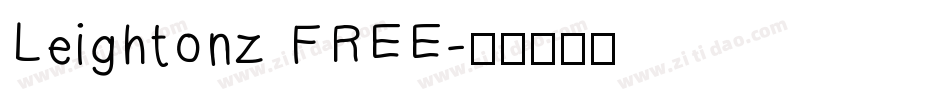 Leightonz FREE字体转换